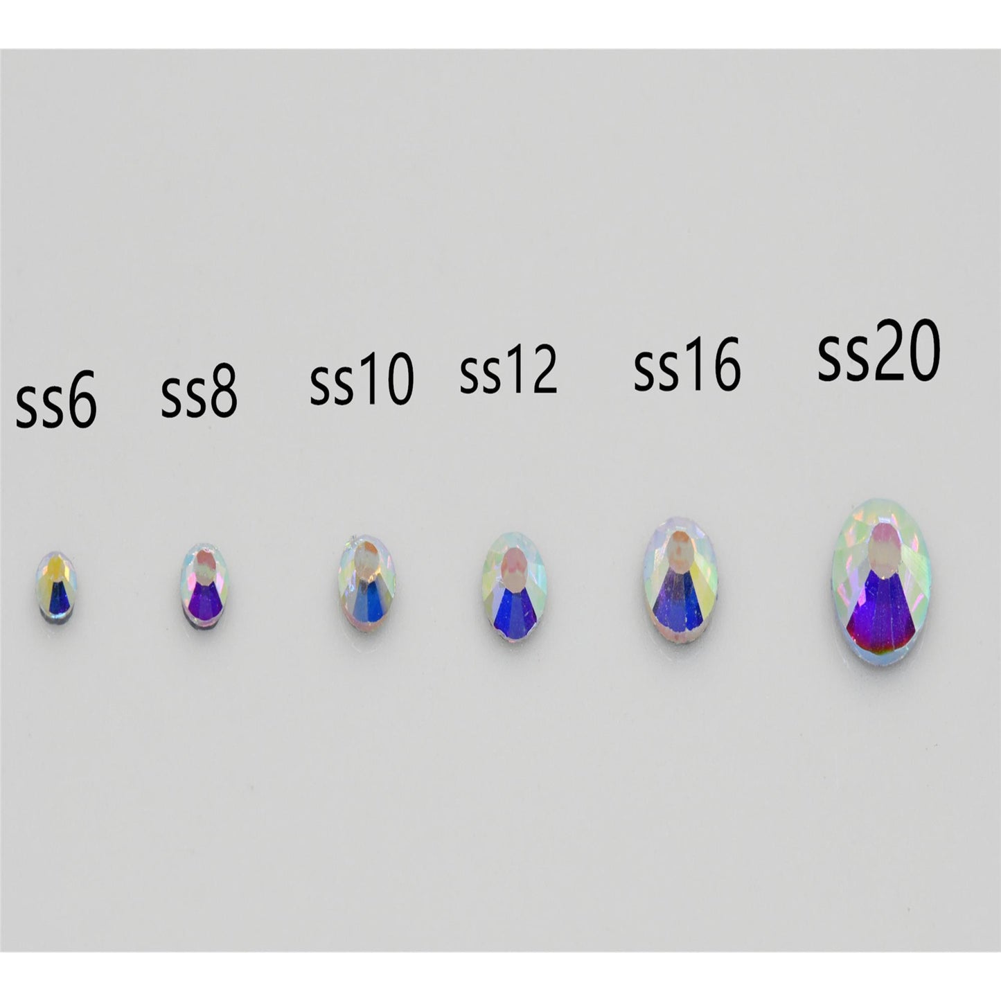 green series Hotfix rhinestones Flatback Crystal Iron On Round Stones for clothing Decoration Crafts Dress diamond