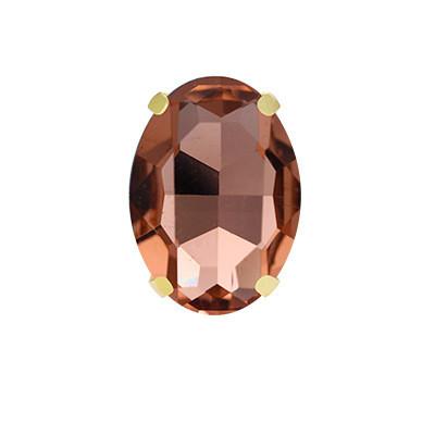 Oval shape Glass Sew on Rhinestones with Gold Claw Handcrafts strass sew on stone clothing accessories shoes bag diy