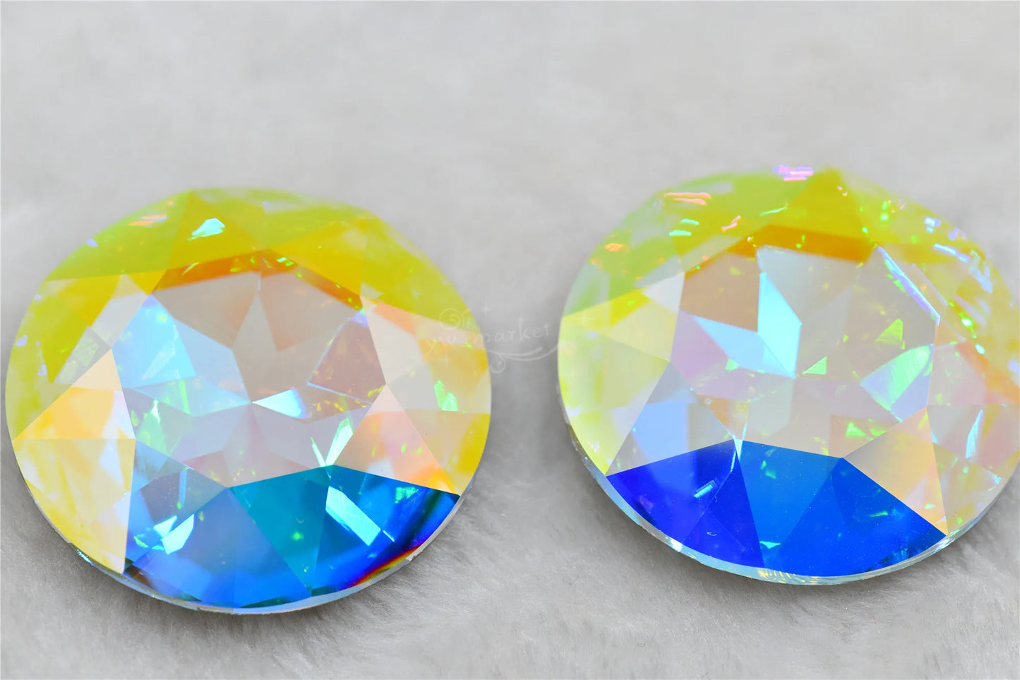 50mm 35mm k9 Large Crystal Round Glass Rhinestones Jewels Making