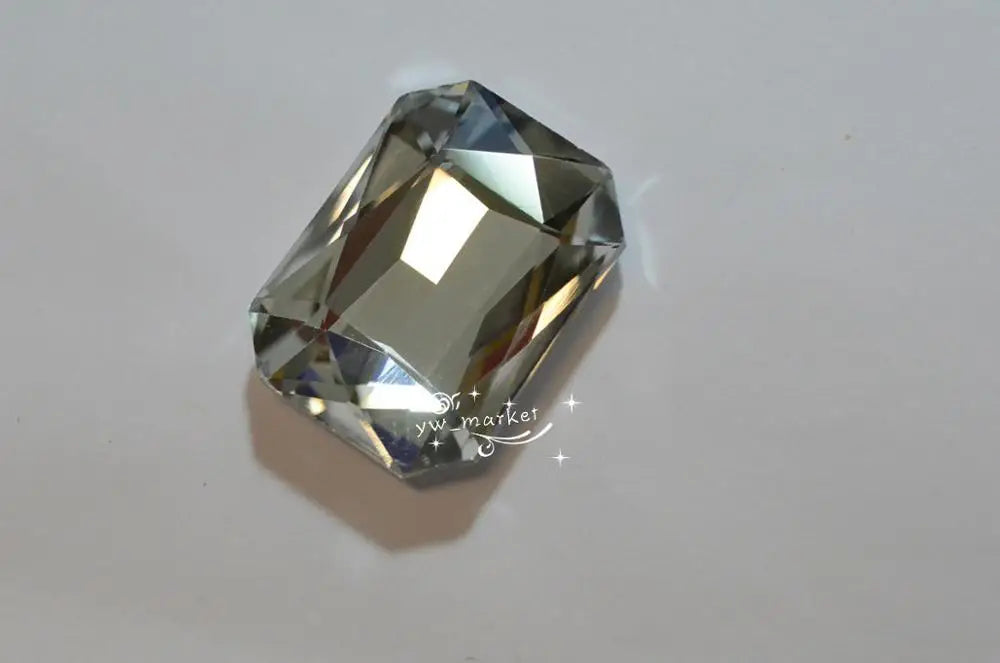 30mm x 40mm Rectangle Crystal Glass Rhinestones Color Jewels Making 27PCS Large Stones
