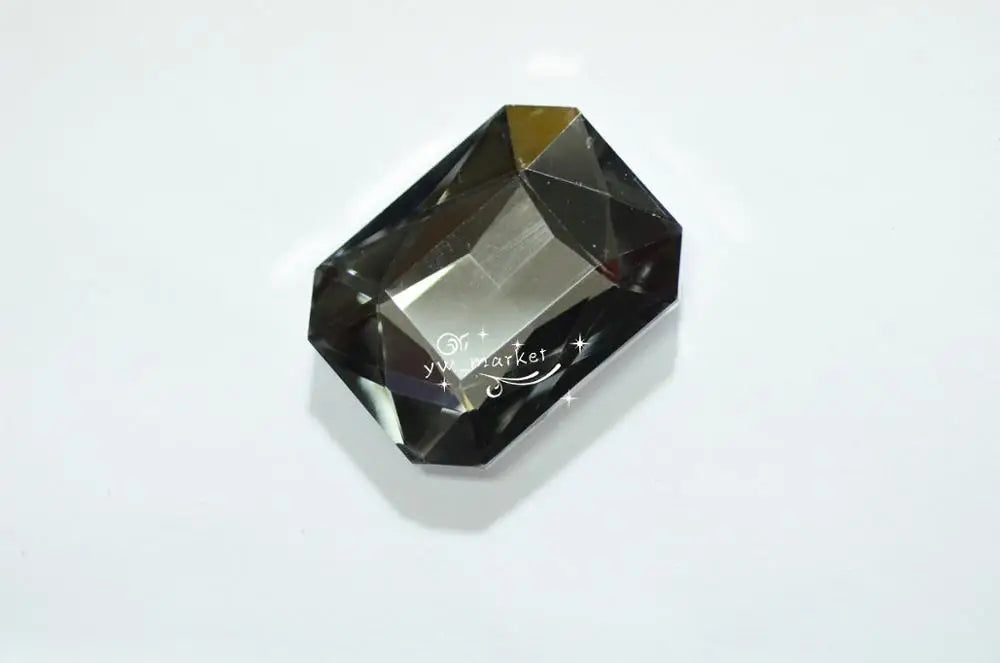 30mm x 40mm Rectangle Crystal Glass Rhinestones Color Jewels Making 27PCS Large Stones