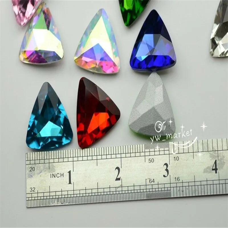 23mm stones Glue on Bulk wholesale drop gems Garment rhinestones Jewelry Accessories