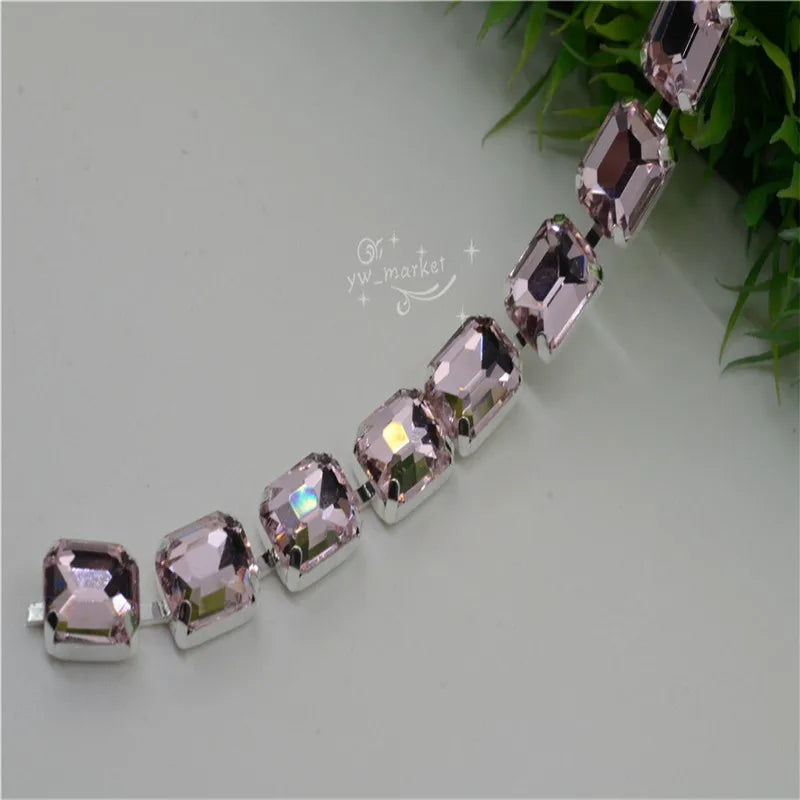 13x18mm Strands pride necklace handmade chain for dragqueen Rectangle shape 1 yard