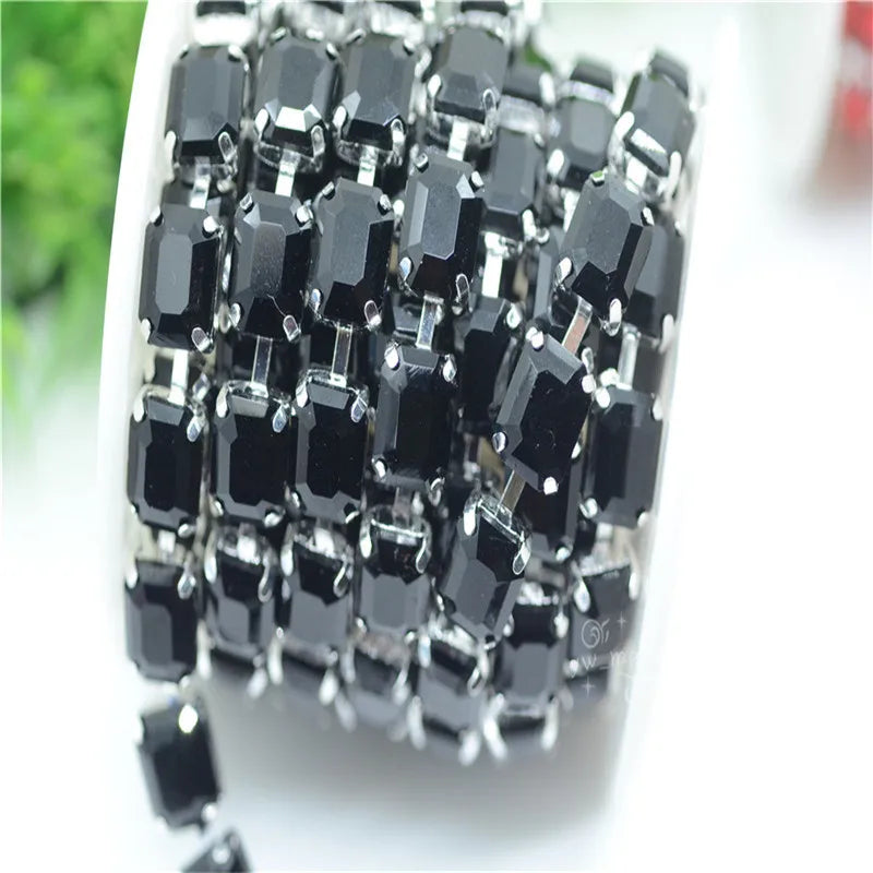 13x18mm Strands pride necklace handmade chain for dragqueen Rectangle shape 1 yard
