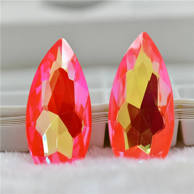 mocha AB Crystals stone Needlework Jewelry making Glitter rinestones pink purple Citrine orange