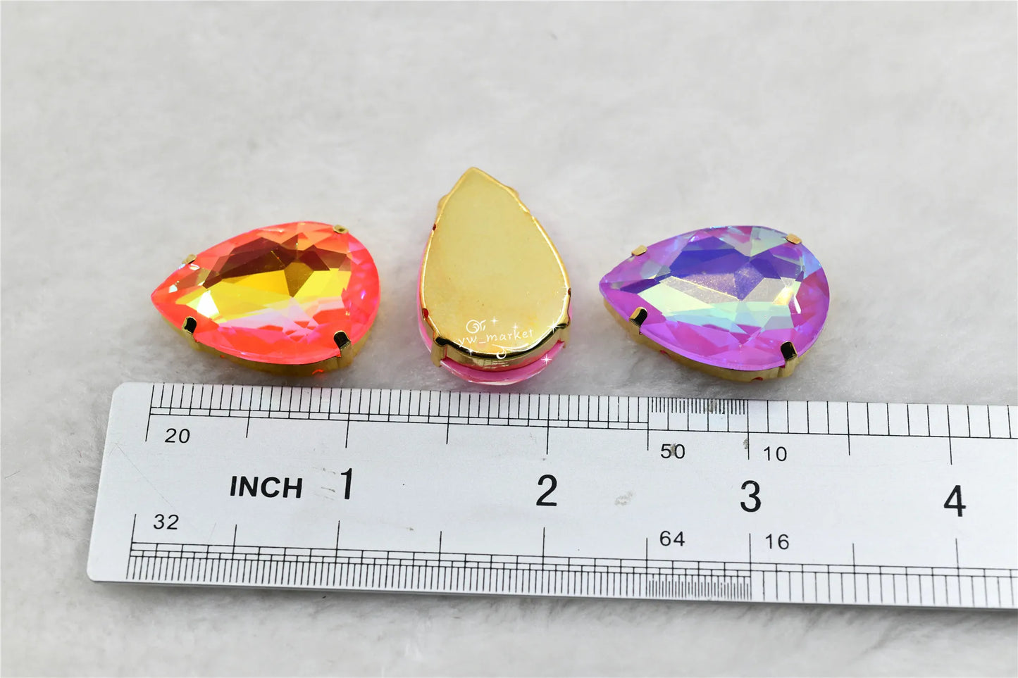 Mocha Ab Stones Glass Crysta with claw sets For Party Necklace Accessory Pintback sew on Rhinestones Teardrop soldering