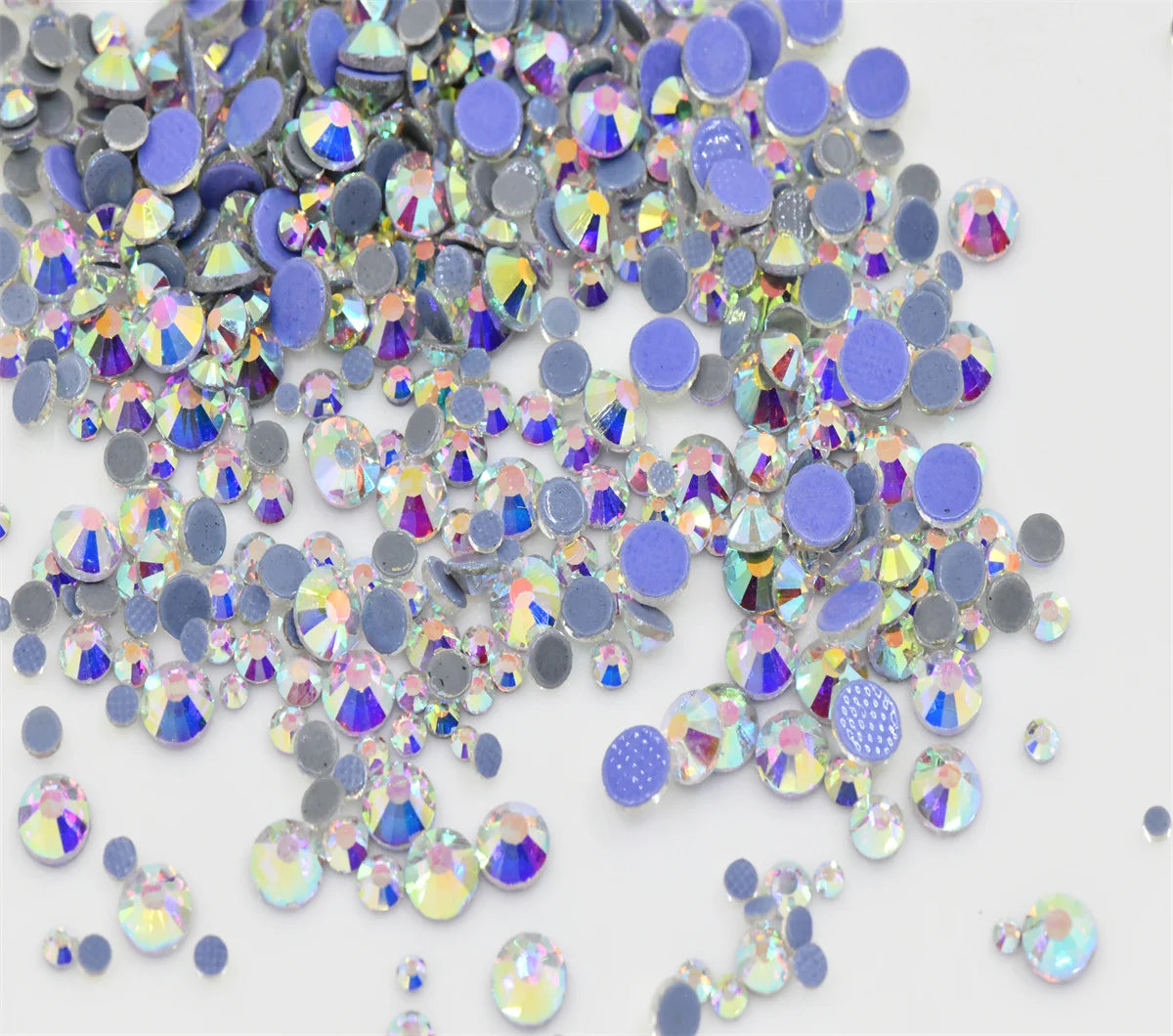 Mixed sizes ss6 ~ss20 Hotfix rhinestones Flatback Crystal Iron On Round Stones for clothing Decoration Crafts Dress diamond