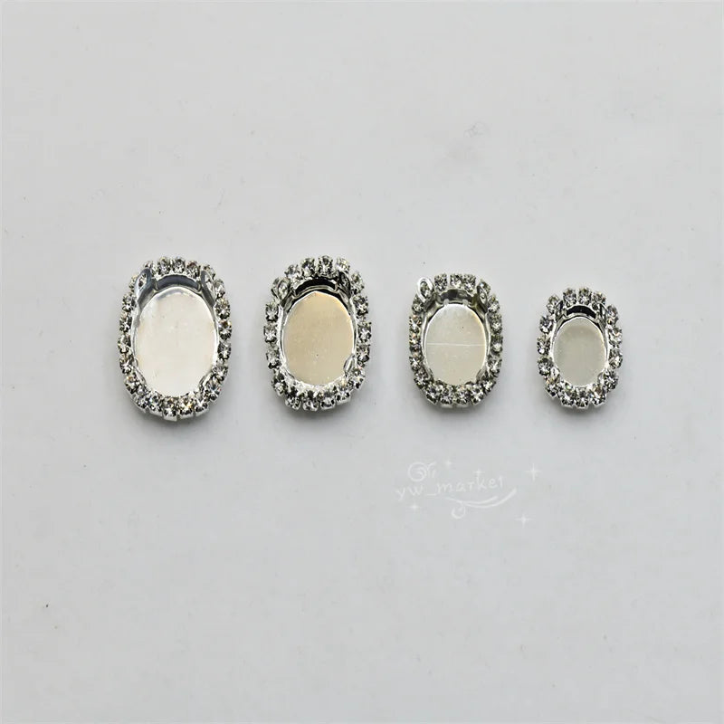 Empty Claw Setting around Rhinestones Jewelry Decoration Accessories teardrop oval round navette