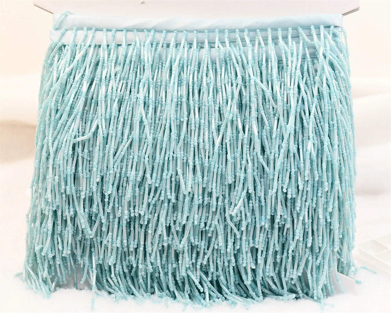 5 yards Bulk wholesale glass bead fringe trim tassels sewing articles for 10cm fringes for clothes
