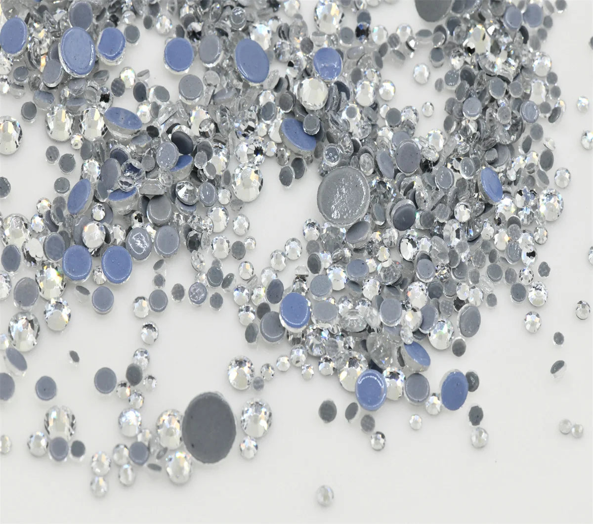 Mixed sizes ss6 ~ss20 Hotfix rhinestones Flatback Crystal Iron On Round Stones for clothing Decoration Crafts Dress diamond