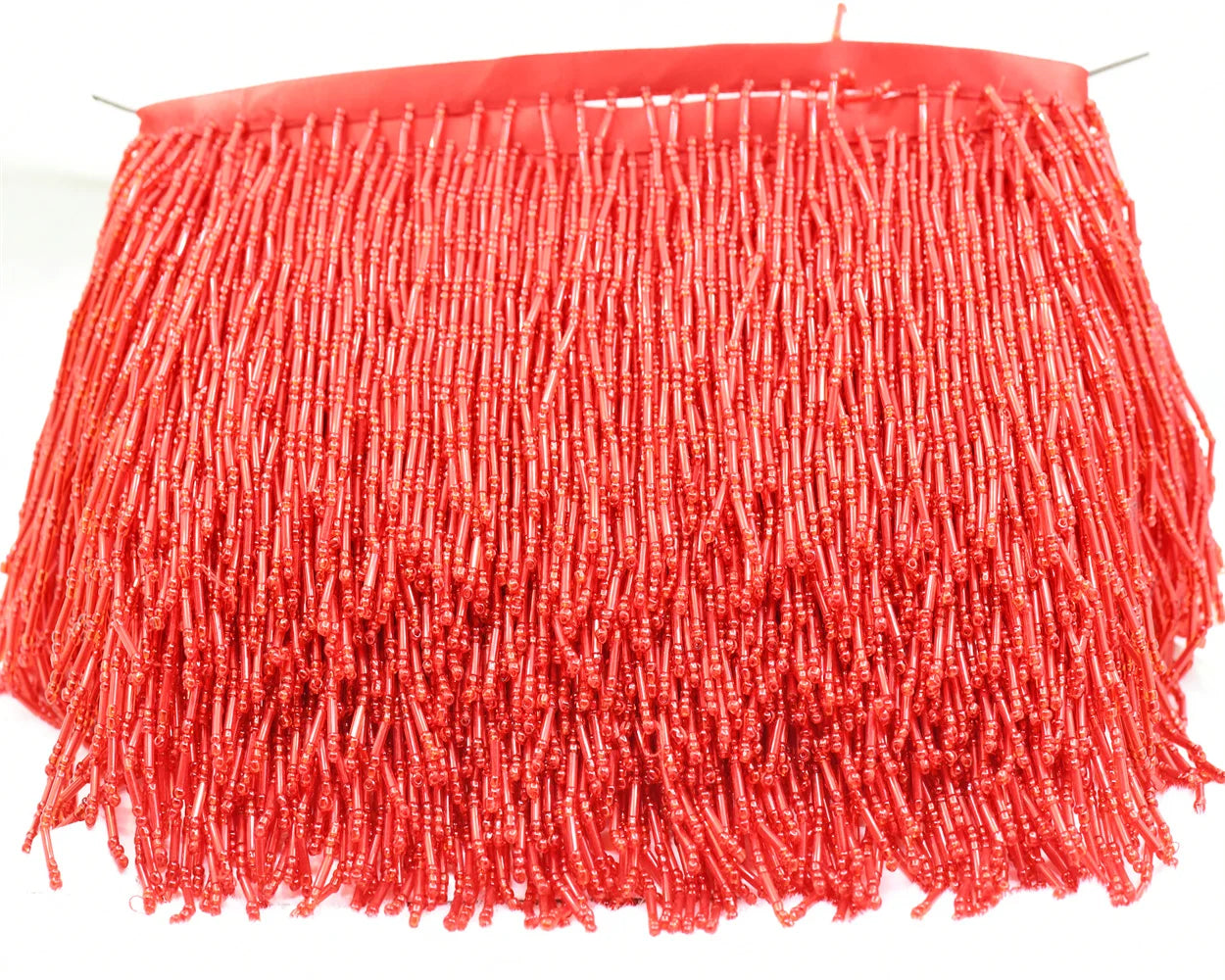 5 yards Bulk wholesale glass bead fringe trim tassels sewing articles for 10cm fringes for clothes