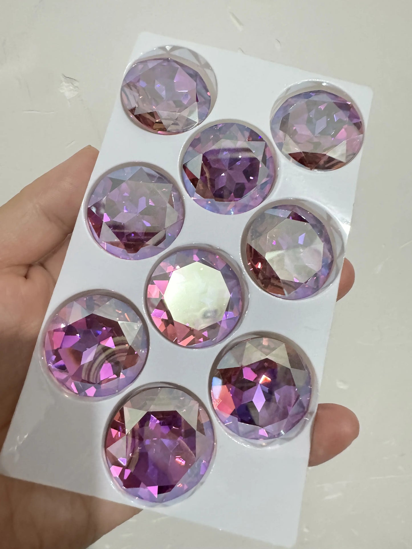 k9 pink purple glass crystal stone for jewels making Rhinestones for DIY Apparel Clothing Decoration teadrop Rivoli (D502TRMO)