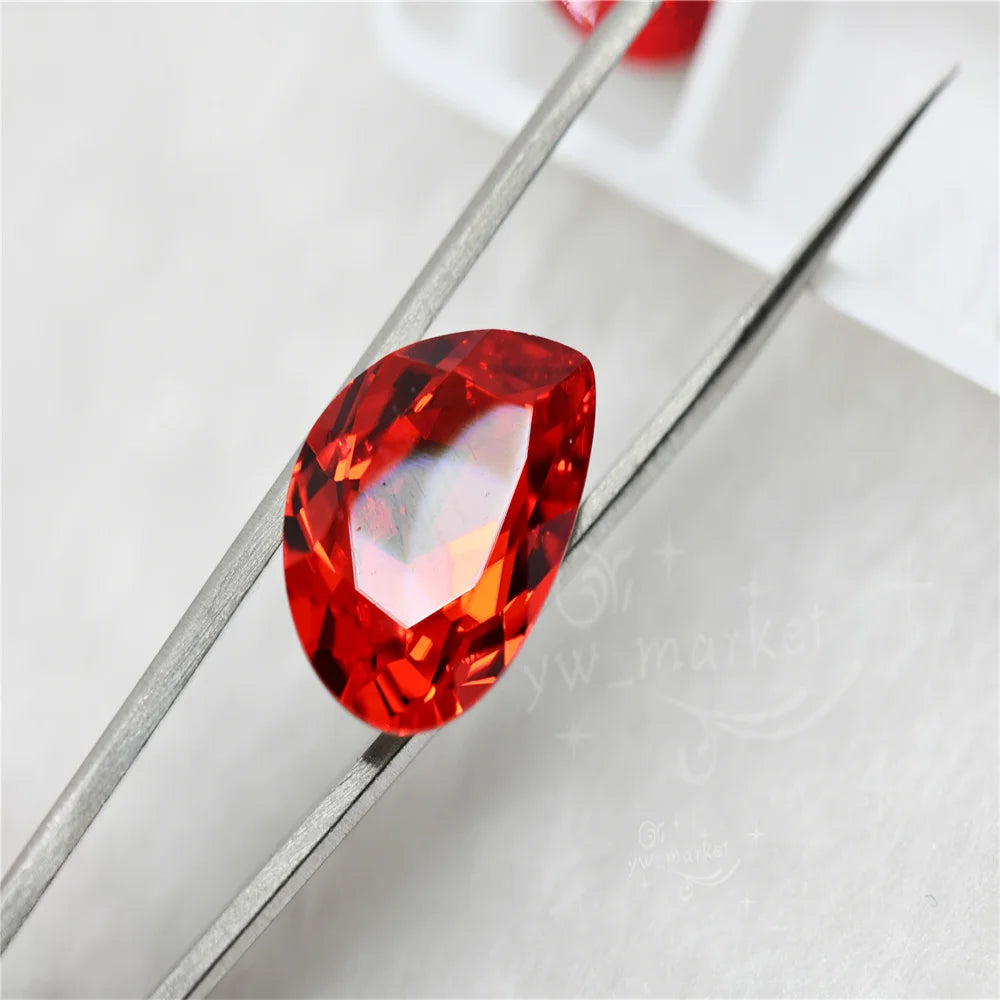 k9 light red glass crystal beads rhinestones for jewels making dress clothing decoration crafts Accessories