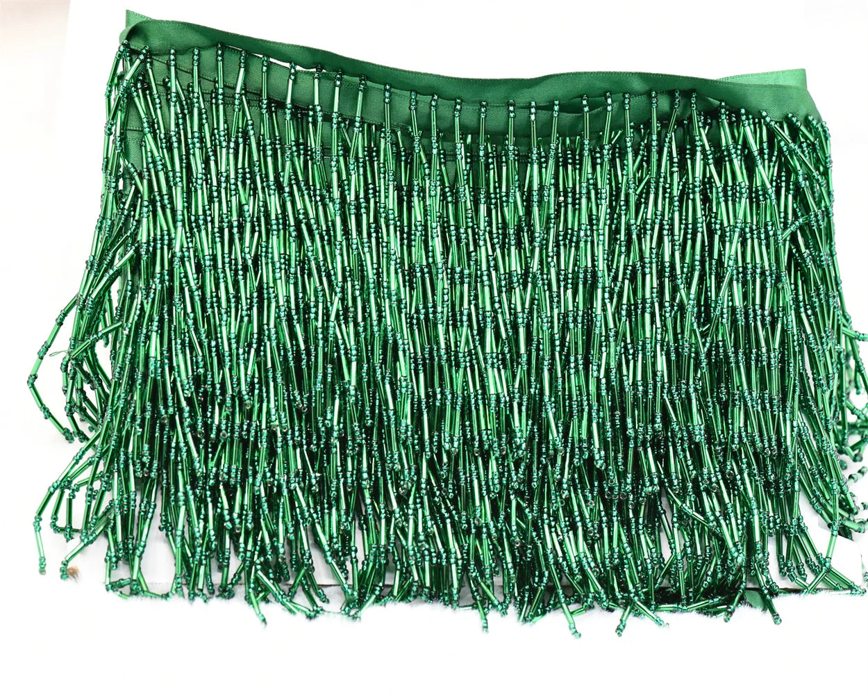 5 yards Bulk wholesale glass bead fringe trim tassels sewing articles for 10cm fringes for clothes