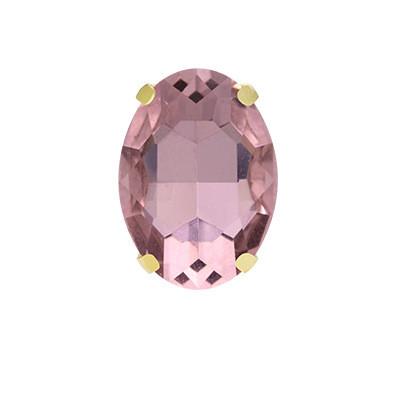 Oval shape Glass Sew on Rhinestones with Gold Claw Handcrafts strass sew on stone clothing accessories shoes bag diy