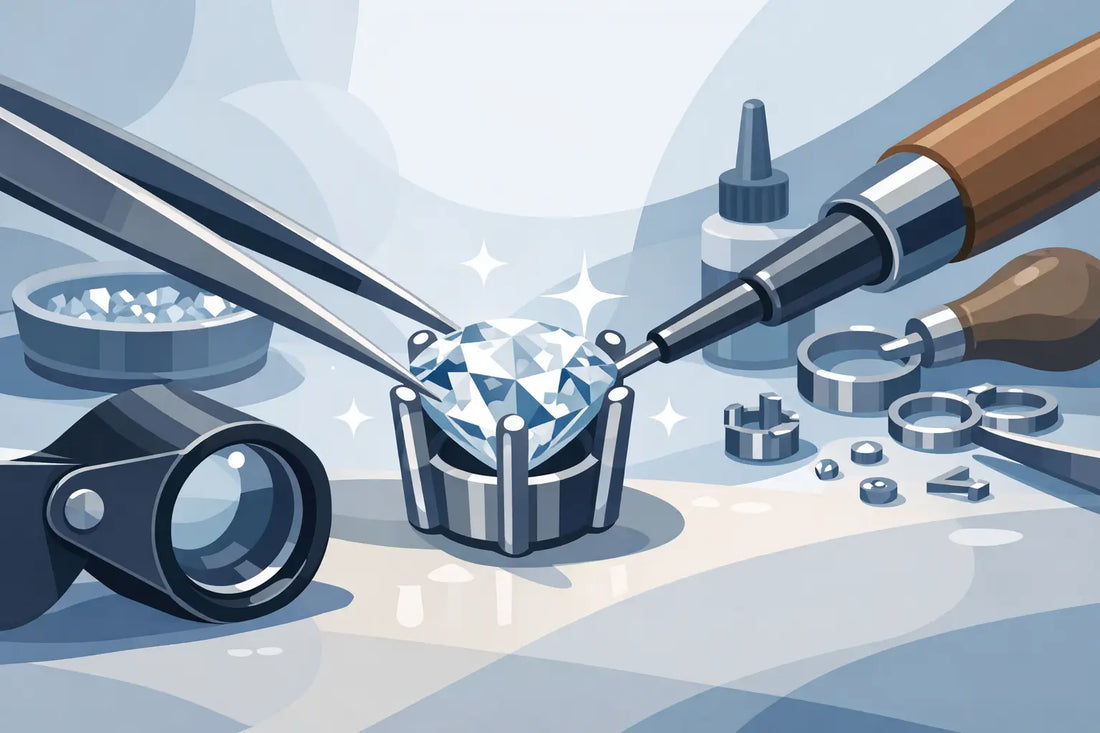 Crystal Stone Setting Supplies for Secure Mounts