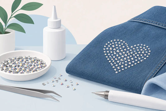Fabric Rhinestone Adhesive Guide for Makers
