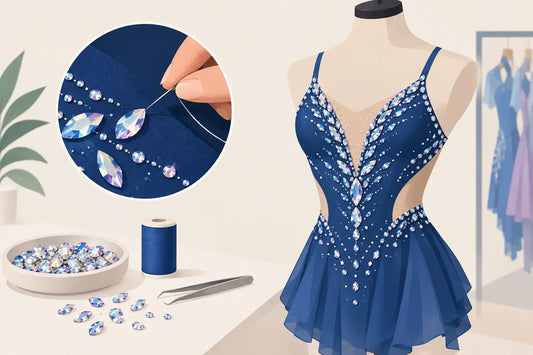 How to Sew Crystal Motifs on Dance Costumes