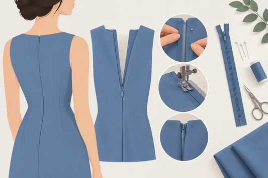 How to Install Invisible Zippers in Garments