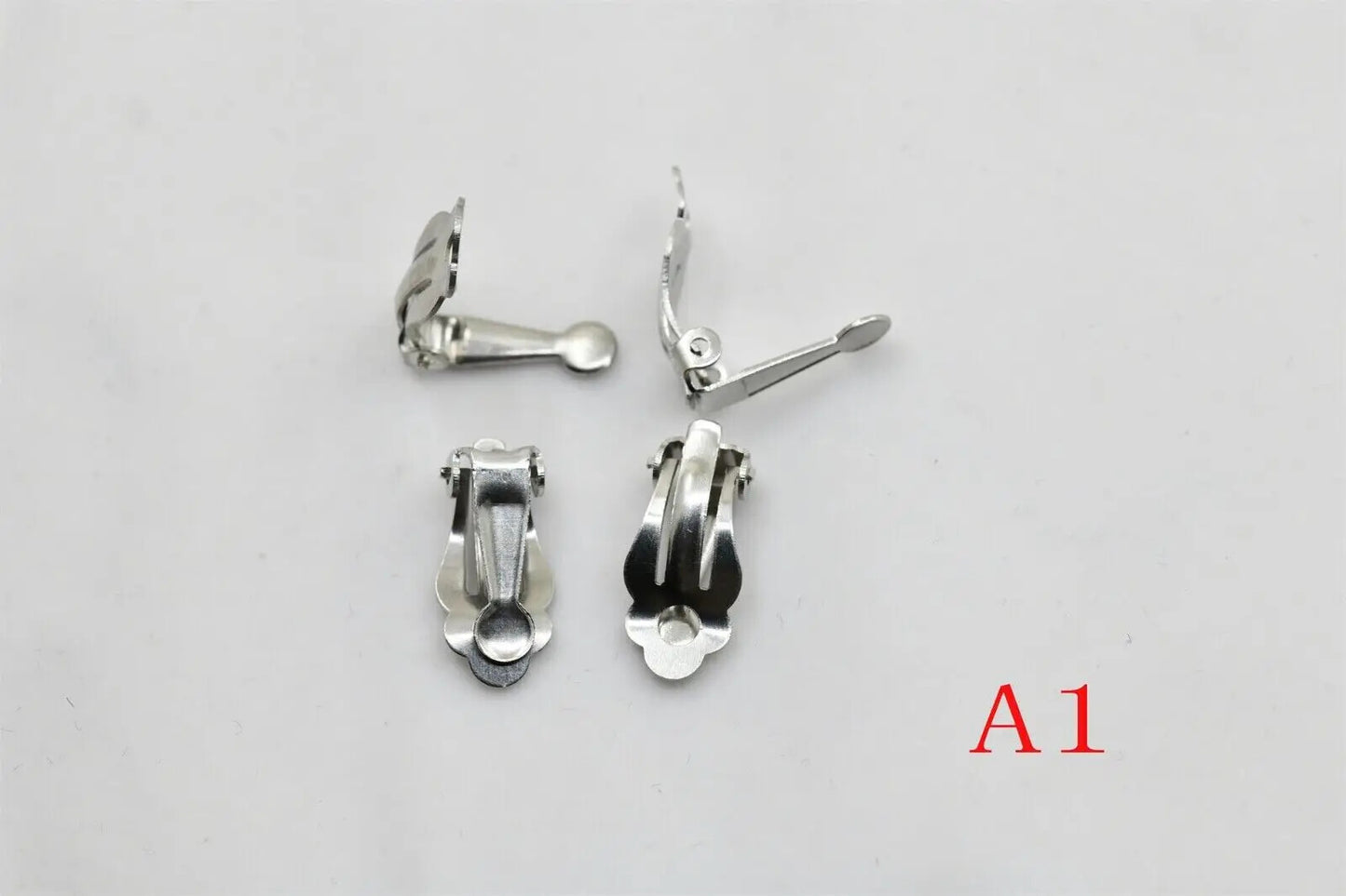 50 pairs Clip on Earring Converter Non-Pierced Earrings Components with Loop