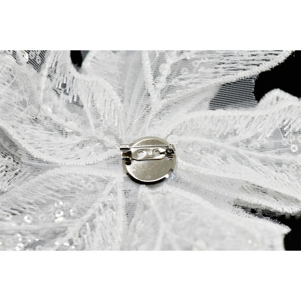 1pcs pin Multi-layer Lace Sequin Studded 3D Flower Patch DIY Clothing Decorative Applique Sweater Coat Accessories