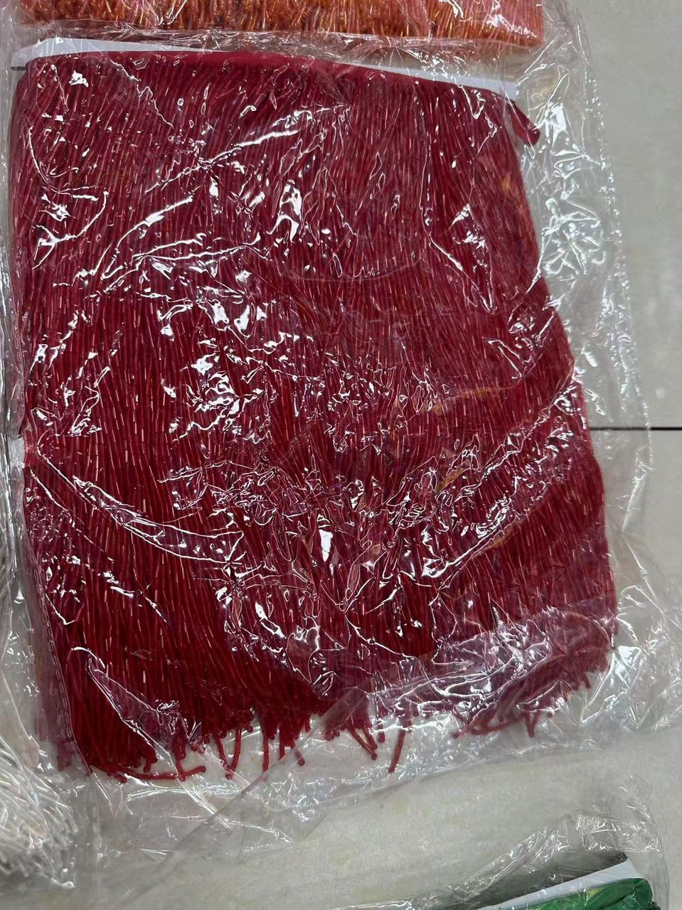 30cm glass bead fringe trim tassels sewing 5.5yard