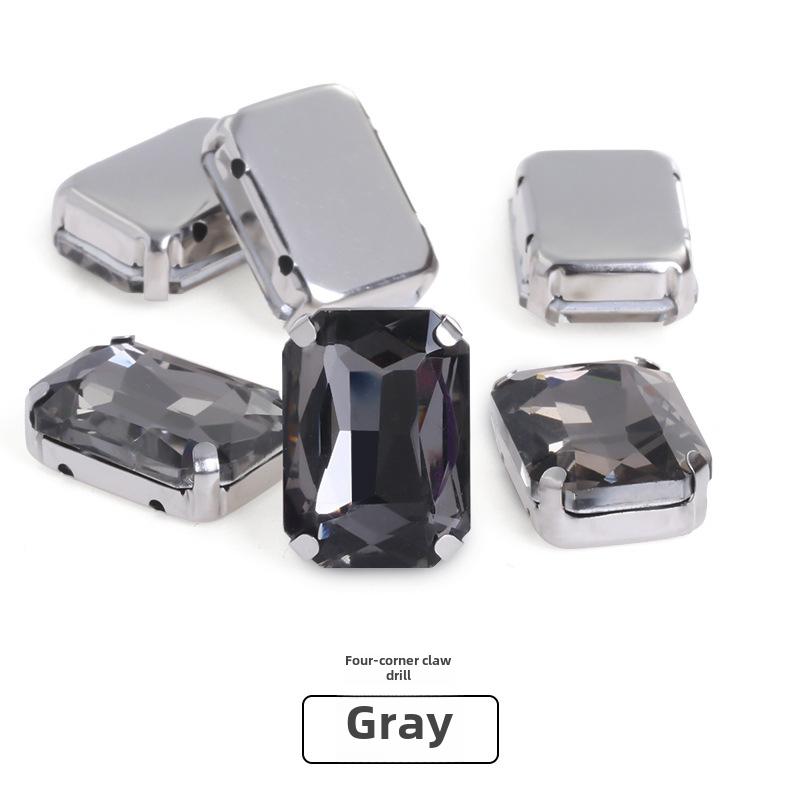 Octagonal Glass Drill for DIY Clothing and Bridal Accessories