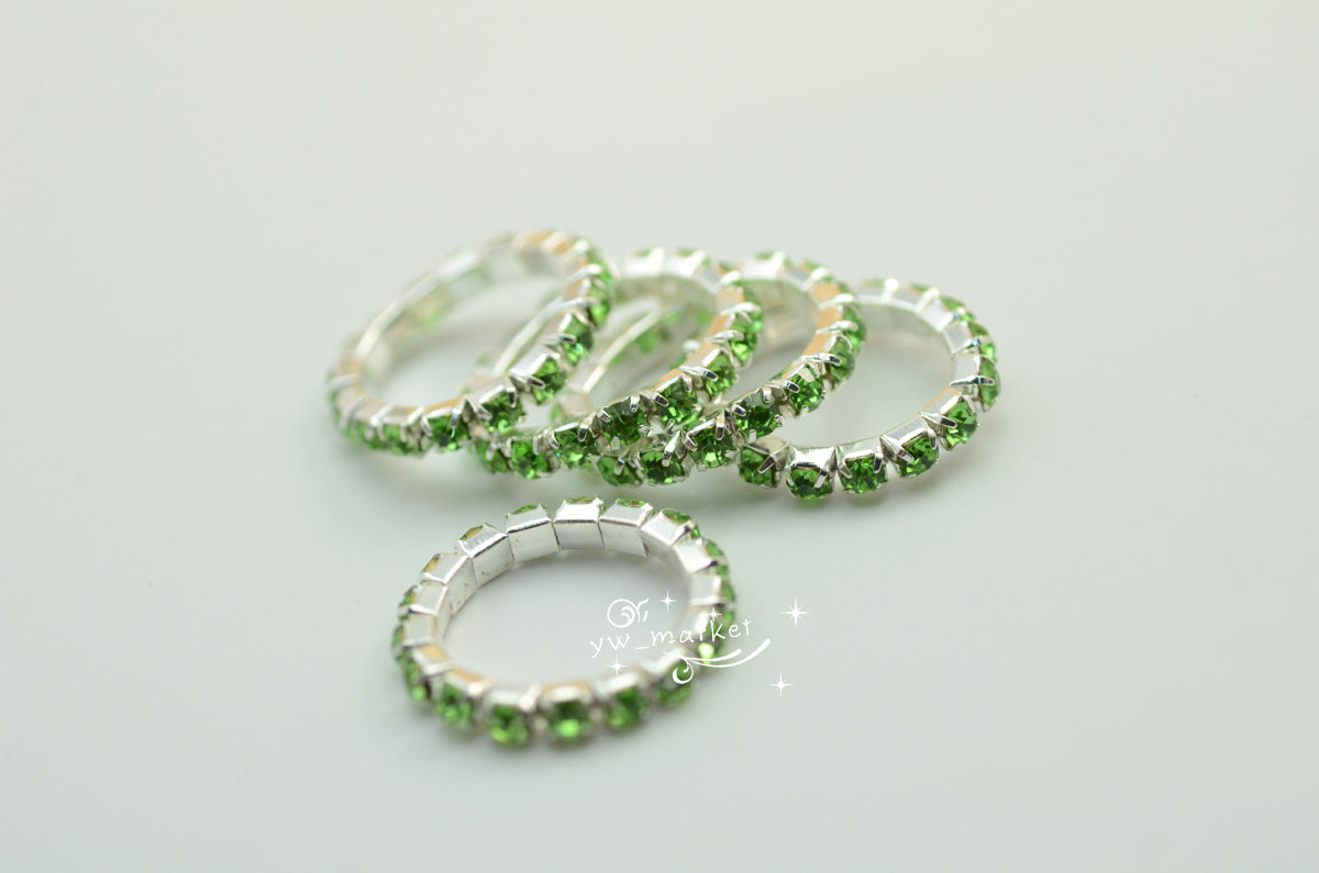 Elastic rhinestone dance bracelet,Silver Rhinestone Stretch Bracelets Tennis Bracelets Sparkling Silver Bracelet Stack ring Minimalist and fashion