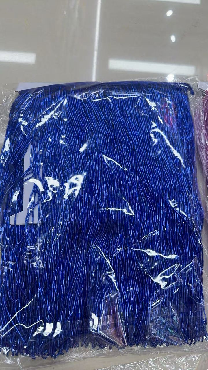 30cm glass bead fringe trim tassels sewing 5.5yard