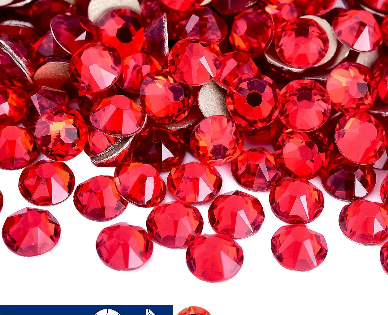 16cut face  Non Hotfix Glass Crystal Rhinestones for Nail Art Stick-On Flat Back Strass Gems 16 Cuts DIY Nail Decoration