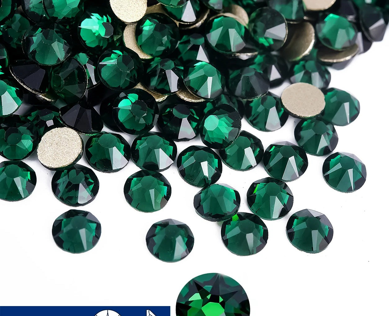 16cut face  Non Hotfix Glass Crystal Rhinestones for Nail Art Stick-On Flat Back Strass Gems 16 Cuts DIY Nail Decoration