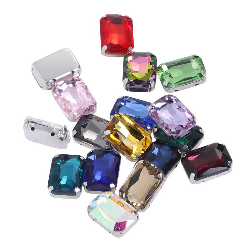 Octagonal Glass Drill for DIY Clothing and Bridal Accessories