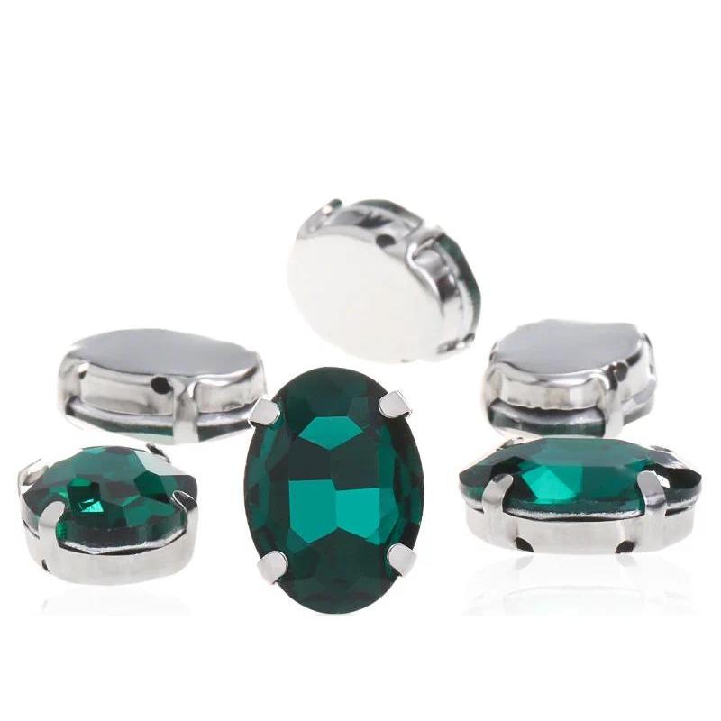 oval shape  Beads with claw  Fancy Stones sew on Rhinestone For Clothes Shoes  bags clothing DIY