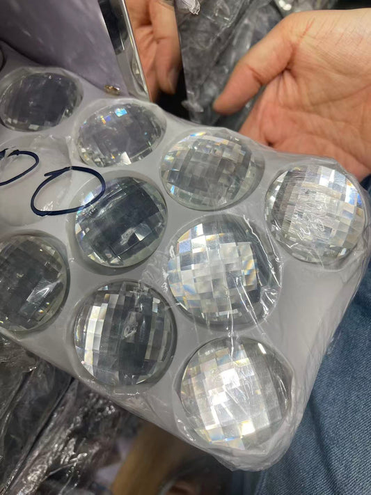 flatback rhinestones round big size 30mm 40mm
