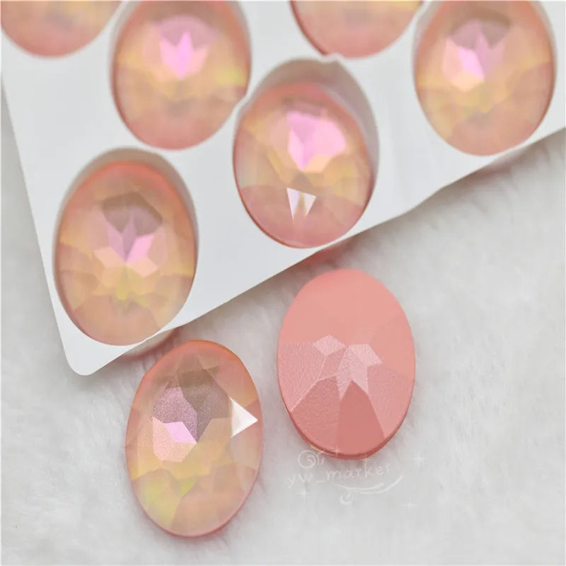 k9 27mm round crystals stone Glass Aurora Mocha beads  for needlework