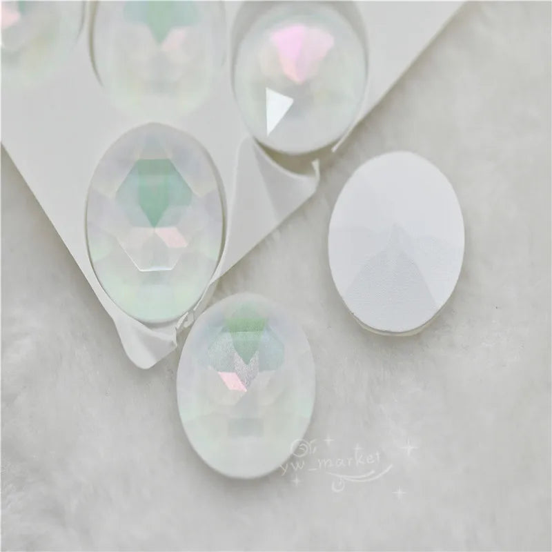 k9 27mm round crystals stone Glass Aurora Mocha beads  for needlework