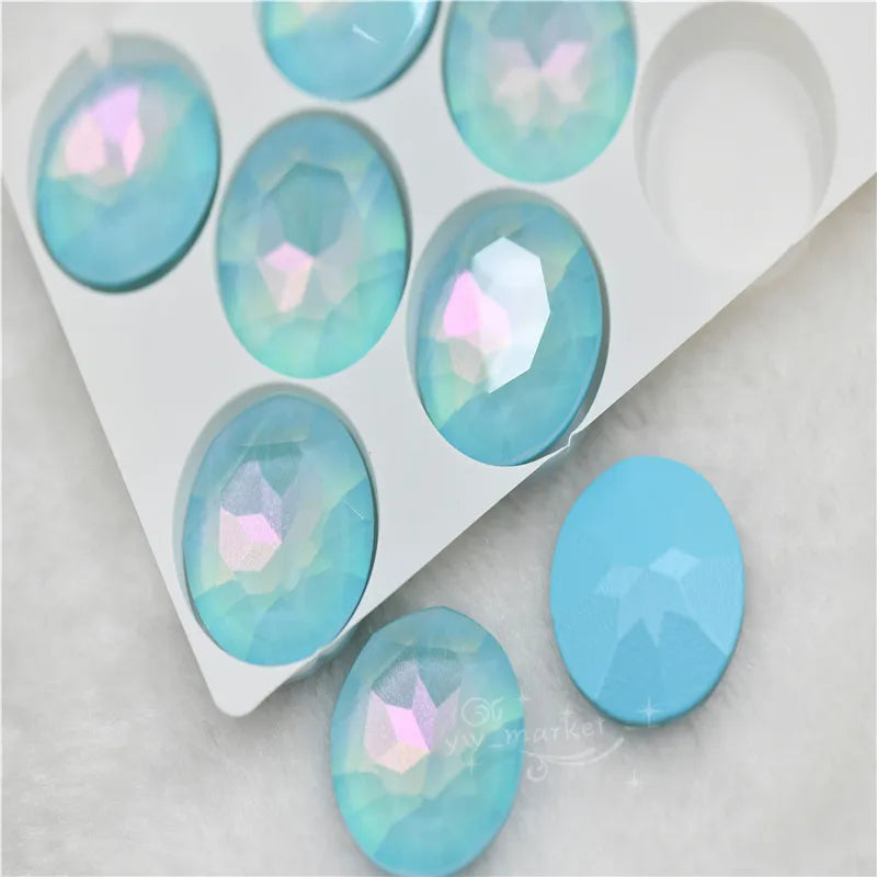 k9 27mm round crystals stone Glass Aurora Mocha beads  for needlework