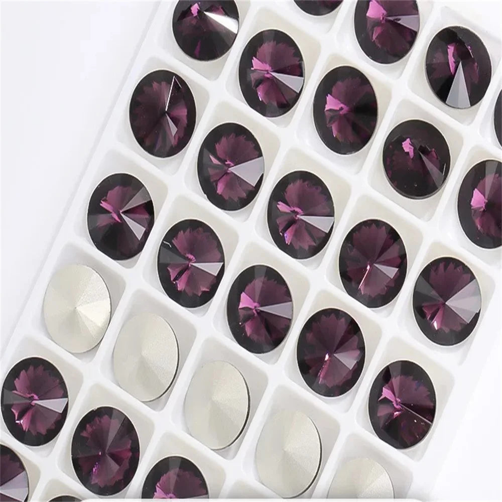 STRASS CRYSTAL k9 Rivoli crystal stones to make crafts  glitter glue for glass rhinestones Applique Jewelry Decoration
