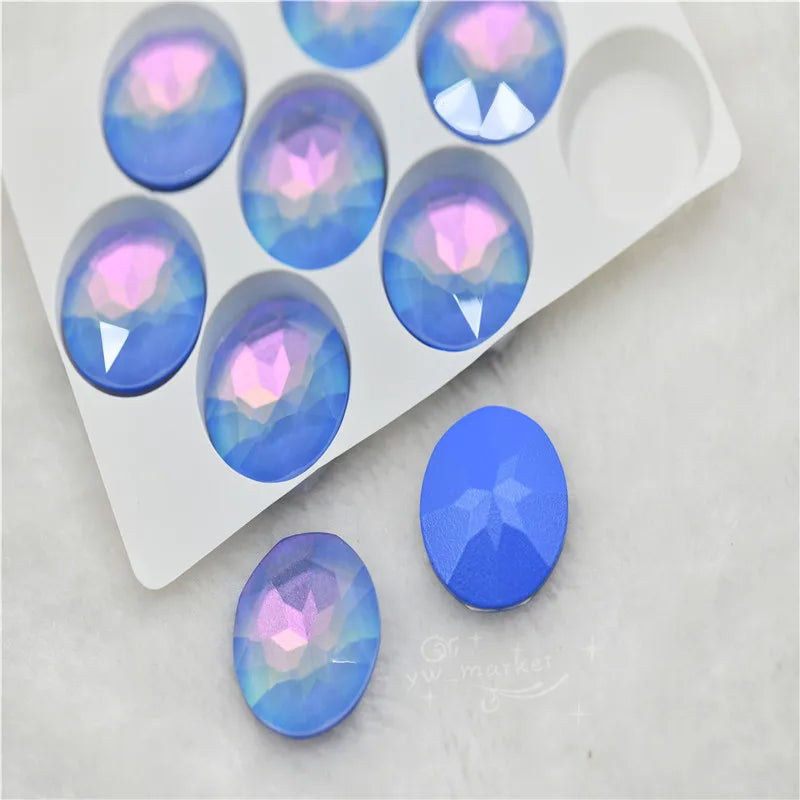 k9 27mm round crystals stone Glass Aurora Mocha beads  for needlework