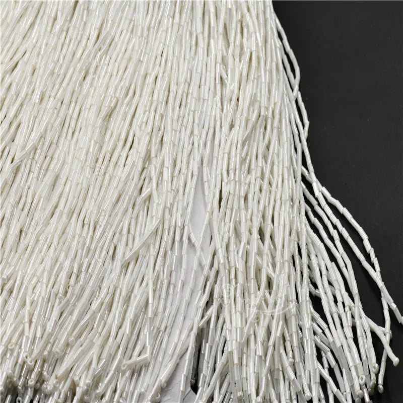 5 Yards 10cm Beaded Tassel Fringe Handmade Trimming for Costumes Dresses Crafts Sew on Decorative Edge