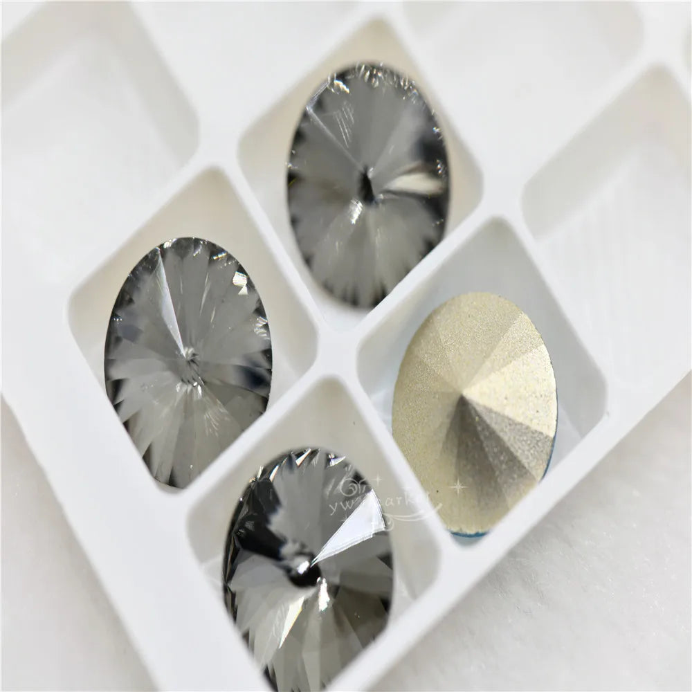 STRASS CRYSTAL k9 Rivoli crystal stones to make crafts  glitter glue for glass rhinestones Applique Jewelry Decoration