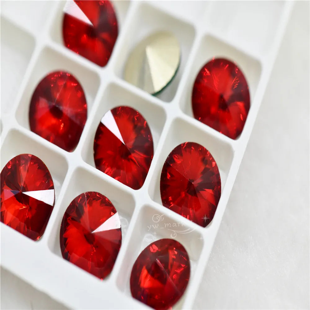 STRASS CRYSTAL k9 Rivoli crystal stones to make crafts  glitter glue for glass rhinestones Applique Jewelry Decoration