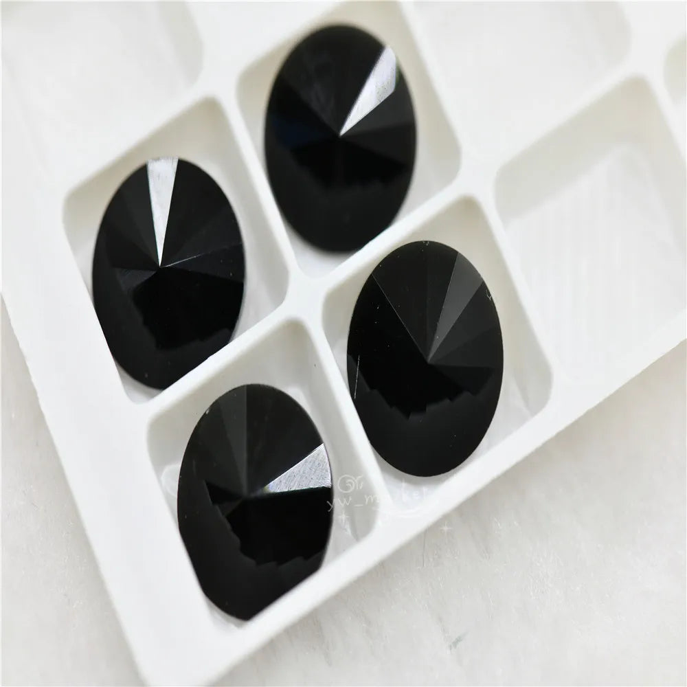 STRASS CRYSTAL k9 Rivoli crystal stones to make crafts  glitter glue for glass rhinestones Applique Jewelry Decoration