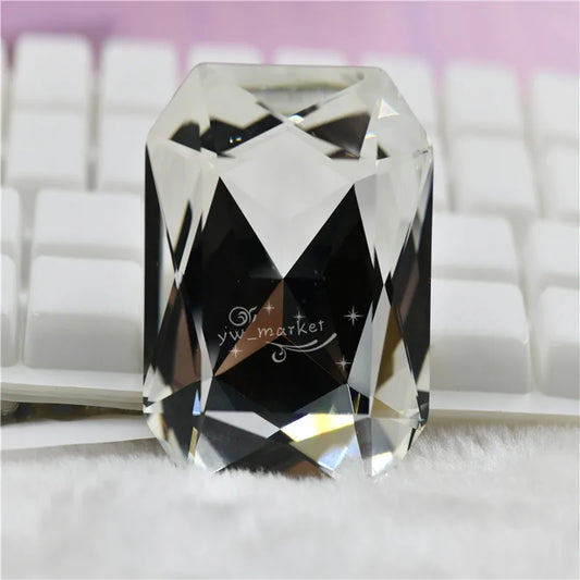 K9 40mmx40mm large stones glass beads crystal rhinestones pintback super shinny square