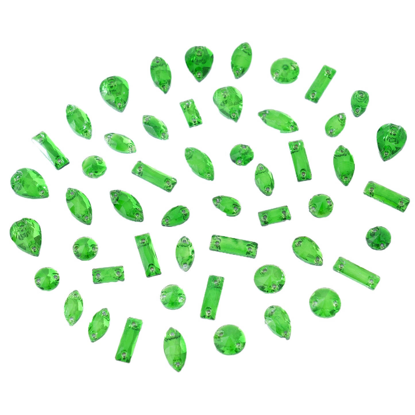 mixed shape size flatback sew crystal stones  glass rhinestones crafts on dress clothes