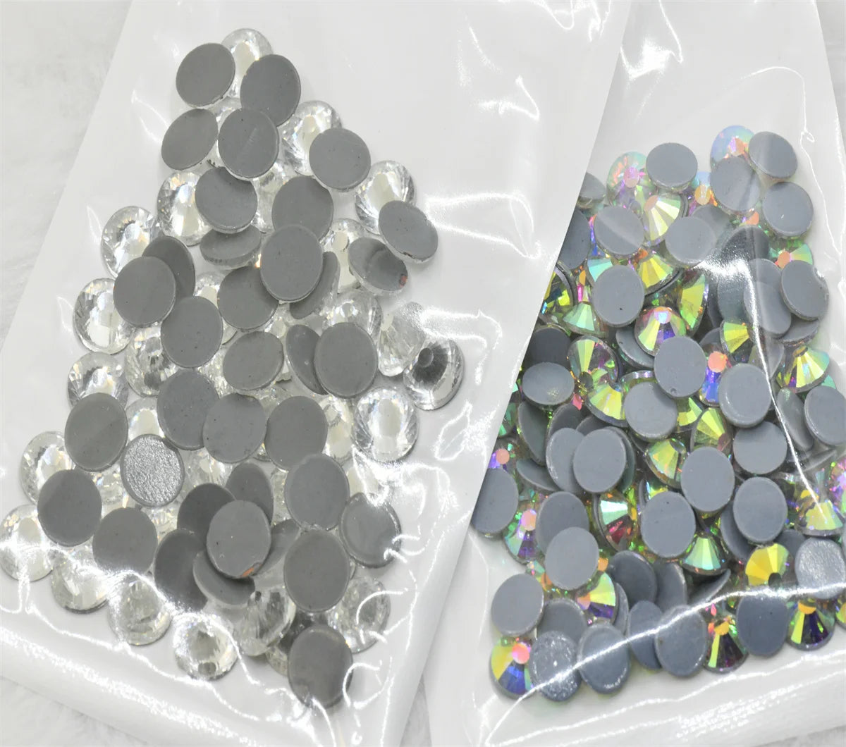 ss40 ss50  Big size Hot fix Iron on Rhinestones Flatback Crystal AB for clothing Decoration Crafts