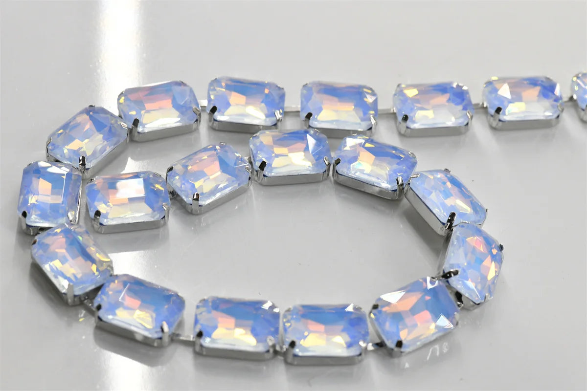 13x18mm  Strands pride necklace  handmade chain for dragqueen  Rectangle shape  1 yard