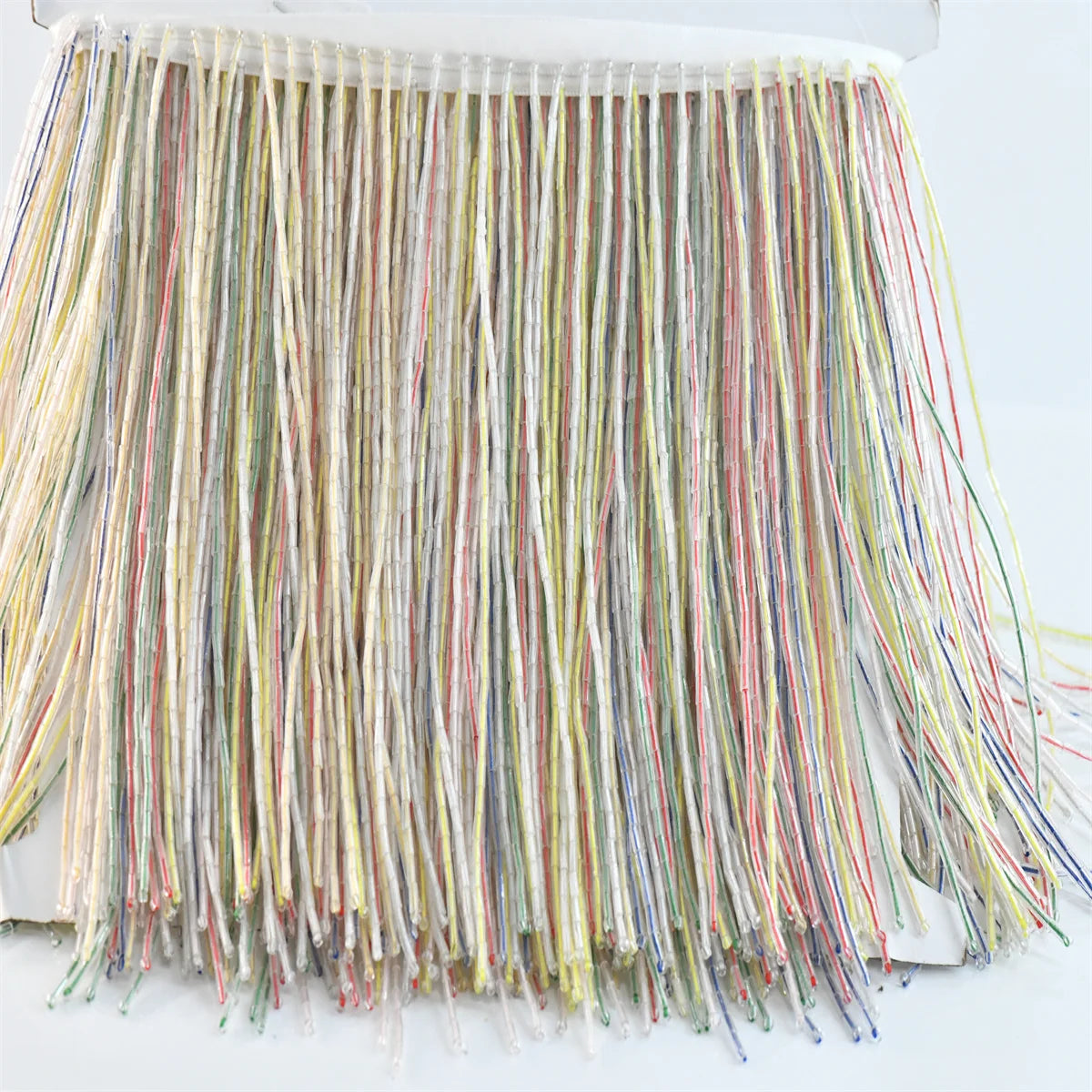 5 Yards 15cm Beaded Tassel Fringe Handmade Trimming for Costumes Dresses Crafts Sew on Decorative Edge