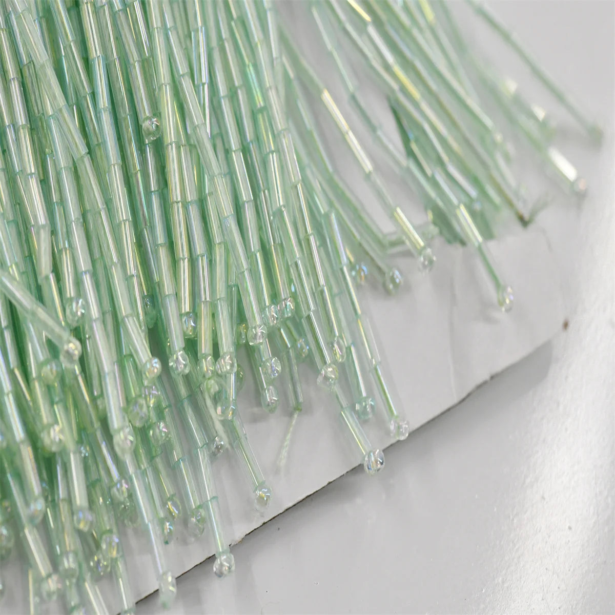 5 Yards 10cm Beaded Tassel Fringe Handmade Trimming for Costumes Dresses Crafts Sew on Decorative Edge
