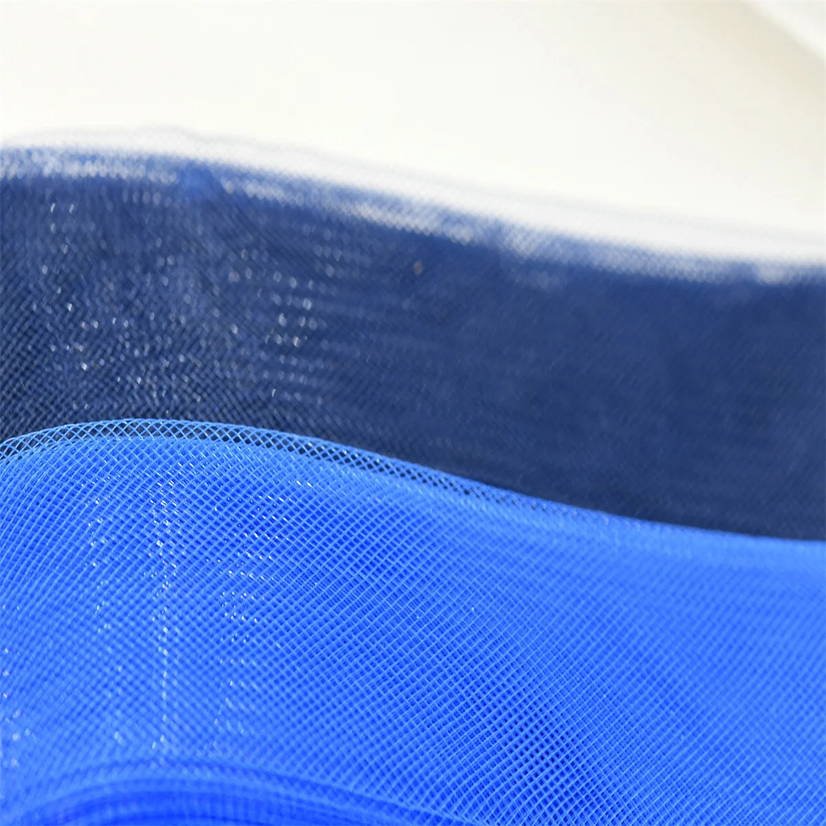 Blue series Soft  Crinoline for wedding dress horsehair braid Polyester Mesh Fabric  crinolina clothing accessories